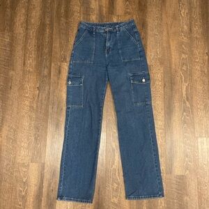 Blue Cargo Jeans
